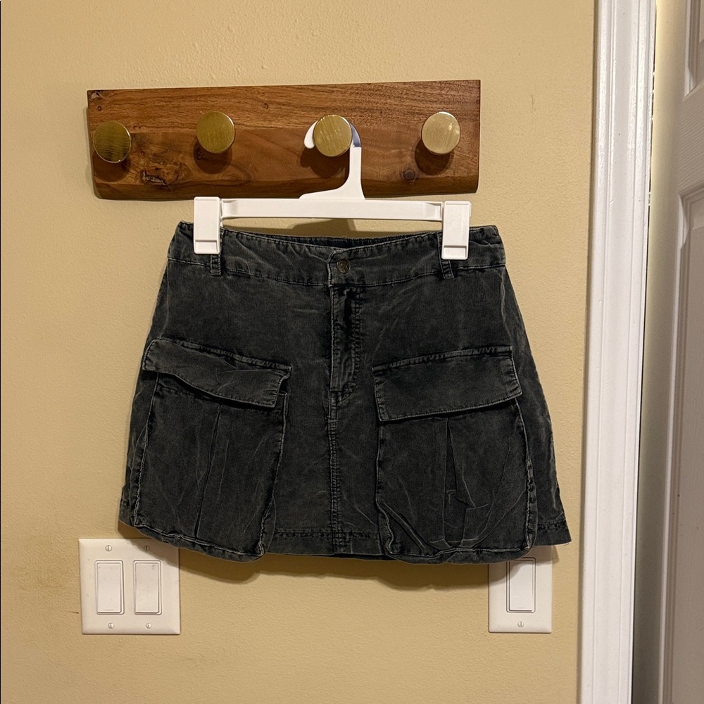 Mustard Seed Black Mini Skirt